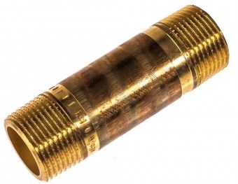 VIEGA Langnippel  3/4" x 100 mm 267414, Mod. Nr. 3530, Rotguss blank 