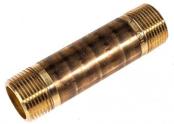 VIEGA Langnippel  1 1/2' x 120 mm 319786, Mod. Nr. 3530, Rotguss blank 