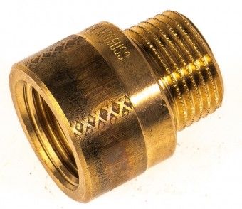 VIEGA Hahnverlängerung 3/8' x 15 mm 354923, Mod. Nr. 3525, Rotguss blank 