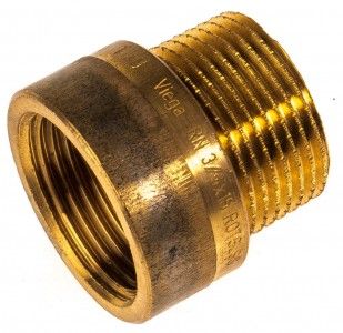 VIEGA Hahnverlängerung 1' x 15 mm 440572, Mod. Nr. 3525, Rotguss blank 
