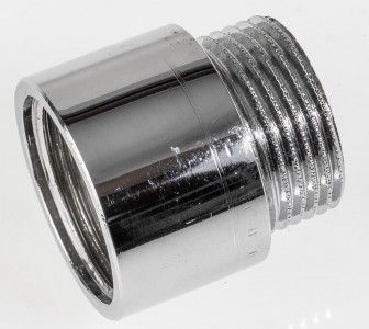 VIEGA Hahnverlängerung 3/4' x 20 mm 447298, Mod. Nr. 3526, Rotguss verchromt 