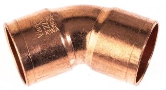VIEGA Lötfitting Bogen Mod. 95041 22 mm 100704, beidseitig Lötanschluss 