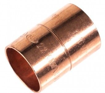 VIEGA Lötfitting Muffe Mod. 95270, 22 mm 100353, beidseitig Lötanschluss 
