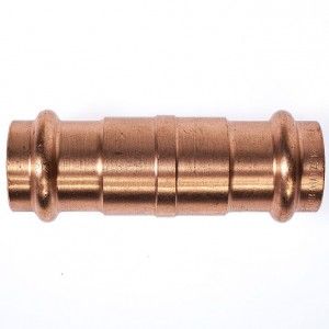VIEGA Sanpress Schiebemuffe 119041 22 mm, Pressanschluss, Rotguss 
