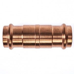 VIEGA Sanpress Schiebemuffe 122133 28 mm, Pressanschluss, Rotguss 