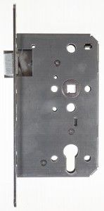 Einsteckschloss PZW für feuerhemmende Stahltüre, DIN links, 65 mm Dorn, 72 mm 