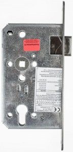 Einsteckschloss PZW für feuerhemmende Stahltüre, DIN rechts, 65 mm Dorn, 72 mm 