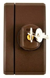 ABUS Fensterschloss FTS96 B braun, mit 2 Schlüsseln, Schließung Nr. AL0089 