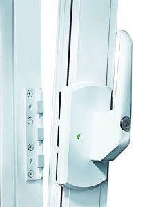 IKON Fenstersicherung Krallfix® 4 weiss 9M01 41674, kpl. mit abschliessbarem 