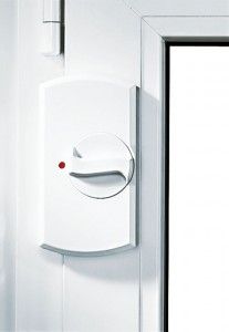 IKON Fensteraufhebelsicherung Krallfix®1 9M03 41675, weiss, mit Flachknopf 