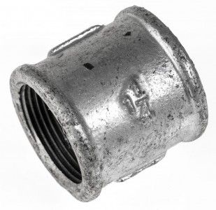 Temperguss verz. Muffe # 270 1 1/4', beidseitig Innengewinde 