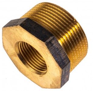 VIEGA Reduzierstück 1 1/2 x 3/4" 267728, Modell Nr. 3241, Rotguss blank 