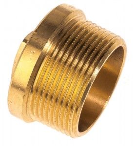 VIEGA Stopfen Rotguss 1 1/2' 322168, Modell Nr. 3290, mit Rand 