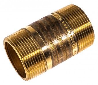 VIEGA Langnippel  1 1/2' x 60 mm 319755, Mod. Nr. 3530, Rotguss blank 