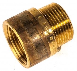 VIEGA Hahnverlängerung 3/4' x 20 mm 355029, Mod. Nr. 3525, Rotguss blank 