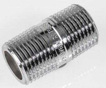 VIEGA Langnippel  1/2' x 40 mm, chrom 447526, Mod. Nr. 3530, Rotguss verchromt 