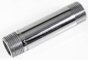 VIEGA Langnippel  3/4' x 100 mm, chrom 447625, Mod. Nr. 3530, Rotguss verchromt 