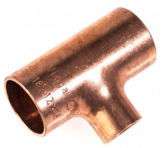 VIEGA Lötfitting T Stück 95130 18x15x18 100582, dreiseitiger Lötanschluss 