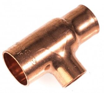 VIEGA Lötfitting T Stück 95130 22x15x18 102944, dreiseitiger Lötanschluss 