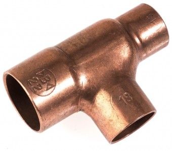 VIEGA Lötfitting T Stück 95130 22x18x15 105297, dreiseitiger Lötanschluss 