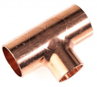 VIEGA Lötfitting T Stück 95130 22x18x22 101497, dreiseitiger Lötanschluss 