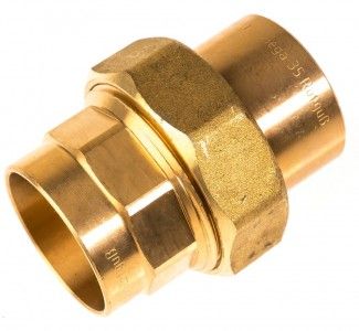 VIEGA Lötf. Verschraubung 94340 35 mm 114695, Lötanschluss, konisch dichtend 