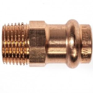 VIEGA Sanpress Übergang 290771 12x3/8' AG, Pressanschluss, R Gewinde 