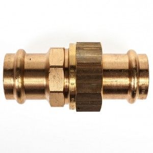 VIEGA Sanpress Verschraubung 124311 28 mm, Pressanschluss, flachdichtend 