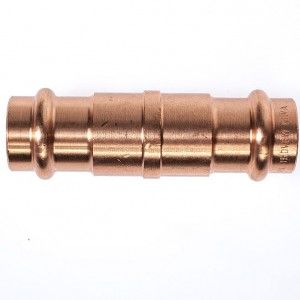 VIEGA Sanpress Schiebemuffe 287061 18 mm, Pressanschluss, Rotguss 