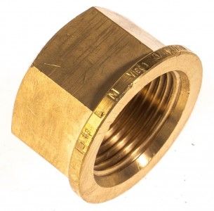 VIEGA Kappe Rotguss 3/4" 266653, Modell Nr. 3301, mit Mehrkant 