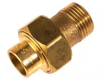 VIEGA Lötf. Verschraubung 94341G 15x1/2' 102128, Lötanschluss, Aussengewinde 