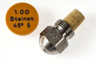 Ölbrennerdüse 1,00, 45°, Steinien Typ S Vollkegel 