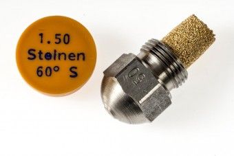 Ölbrennerdüse 1,50, 60°, Steinen Typ S Vollkegel 