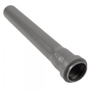 Marley HT Rohre HTEM DN 75, 0,50 mtr. mit Steckmuffe und Lippendichtung 