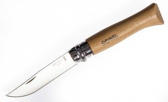 OPINEL Messer Gr. 9 mit Klingensperre Heftlänge 12 cm, rostfrei 