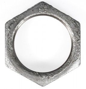 Temperguss verz. Gegenmutter # 310, 2', kantig 