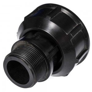 Kunstoff Adapter Überwurf f. Quetschk. DN 50 x 1 1/2' Aussengewinde 