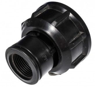 Kunstoff Adapter Überwurf f. Quetschk. DN 32 x 3/4' Innengewinde 