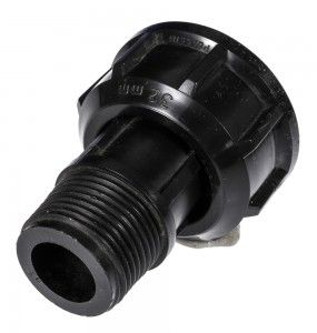 Kunstoff Adapter Überwurf f. Quetschk. DN 32 x 1' Aussengewinde 