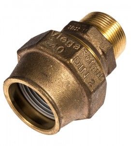 VIEGA Maxiplex Verschraubung 9011, 274177, 40 x 1 1/4", R Aussengewinde 
