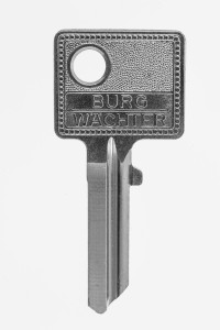 Burg Wächer Hangschlossschlüssel nach Musterschlüssel angefertigt 