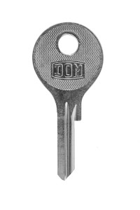Schlüssel zu DOM Möbelzylinderschloss Profil FG, L, 2D, 5A, Serie 1-2600, 