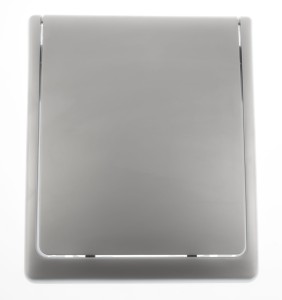 GROHE Abdeckplatte 43179P00, für WC Druckspüler Wandeinbau, mattchrom, 