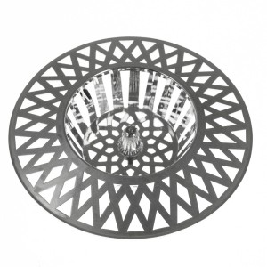 OHA Abfluss Kunstoffsieb 6198, 1 1/4" verchromt, 60 mm Durchmesser, für 