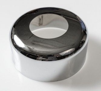 ASW Schubrosette Messing chrom 424400 43 mm (1 1/2") x 90 mm x 40 mm 