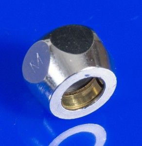 verchr. Überwurfmutter 3/8" x 10 mm kpl. mit Dichtung, Scheibe und Konus 