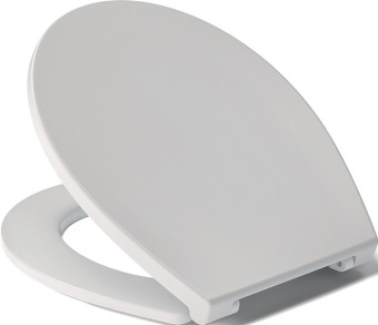 Duroplast WC Sitz base pro weiß mit Deckel und Edelstahlbefestigung 