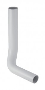 Geberit Spülrohrbogen 118.128.11.1 90 Grad, 18 cm links gekröpft, weiss 