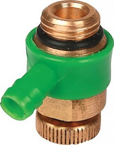 Entleerungsventil delphisXpert DN8 1/4" selbstdichtend mit O-Ring, Messing 