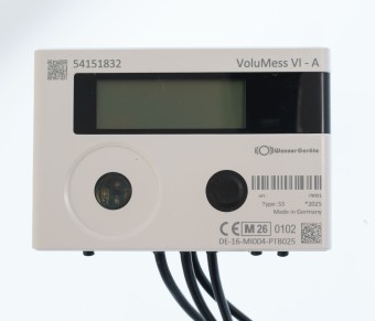 Wärmemengenzähler VoluMess VI-A Allmess Austauschzähler Qp 1,5 Gewinde M77x1,5 